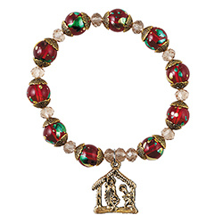 Nativity Christmas Rosary Bracelet